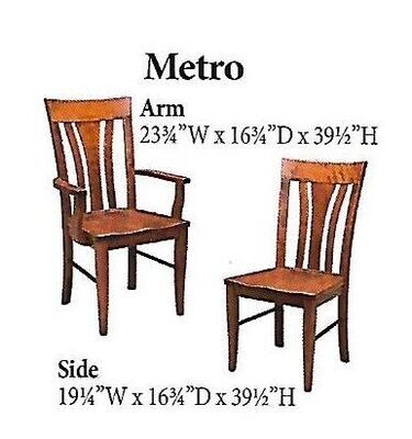 Metro Amish Dining Chair Metro Amish Dining Chair