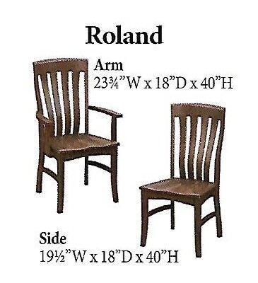 Roland Amish Dining Chair Roland Amish Dining Chair