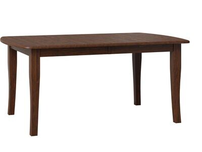 42 42" x 60" Metro Leg Table, includes 2-12" Self-Storing leaves, 7 Foot Dining Table