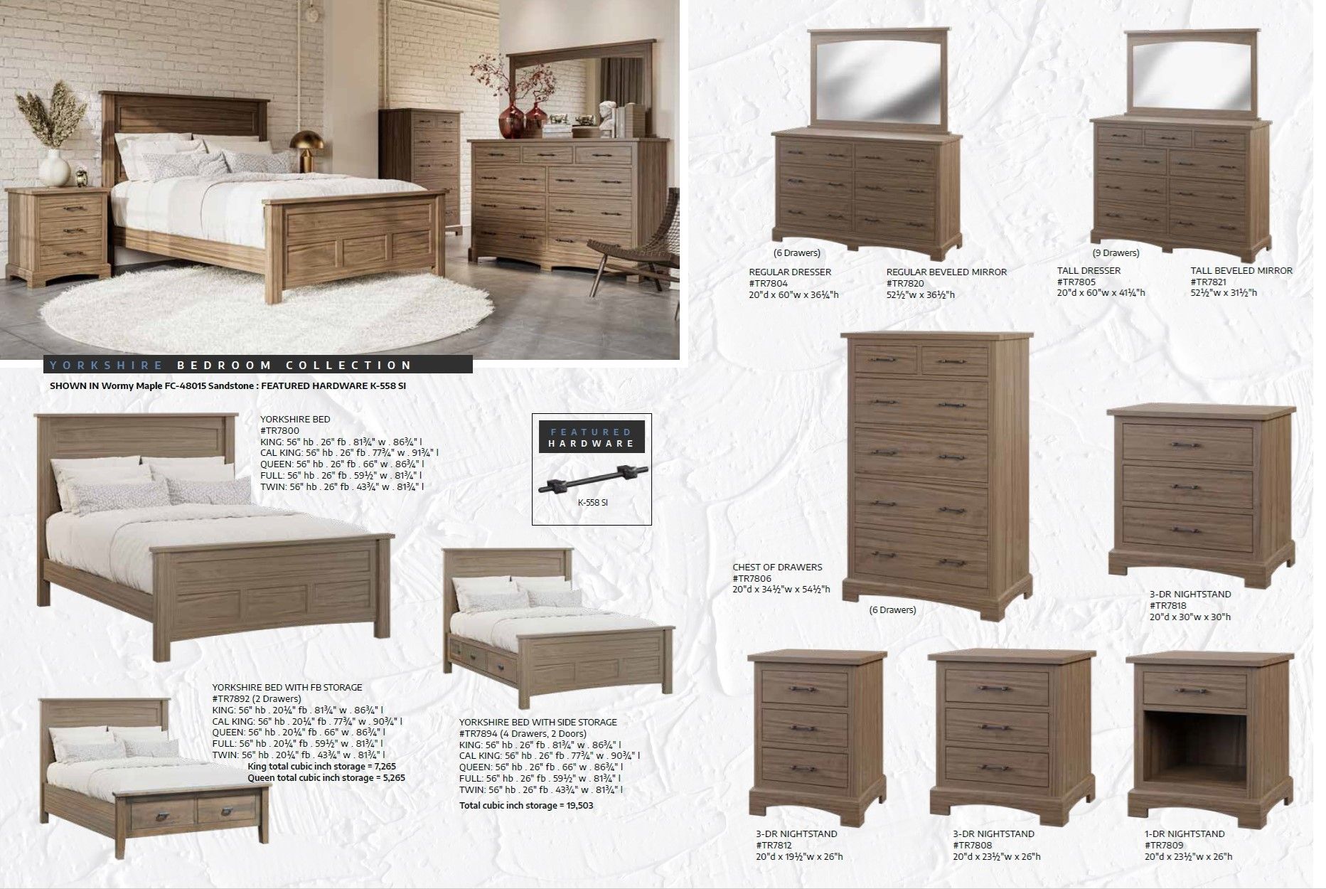 Yorkshire Bedroom Set, Delivery Included!