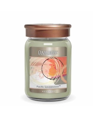 Candleberry Candles Pacific Sandalwood™,  26 oz. Large Jar Nouveau Collection