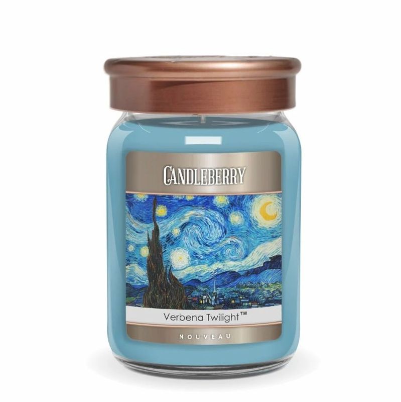 Candleberry Candles Verbena Twilight,  26 oz. Large Jar Nouveau Collection