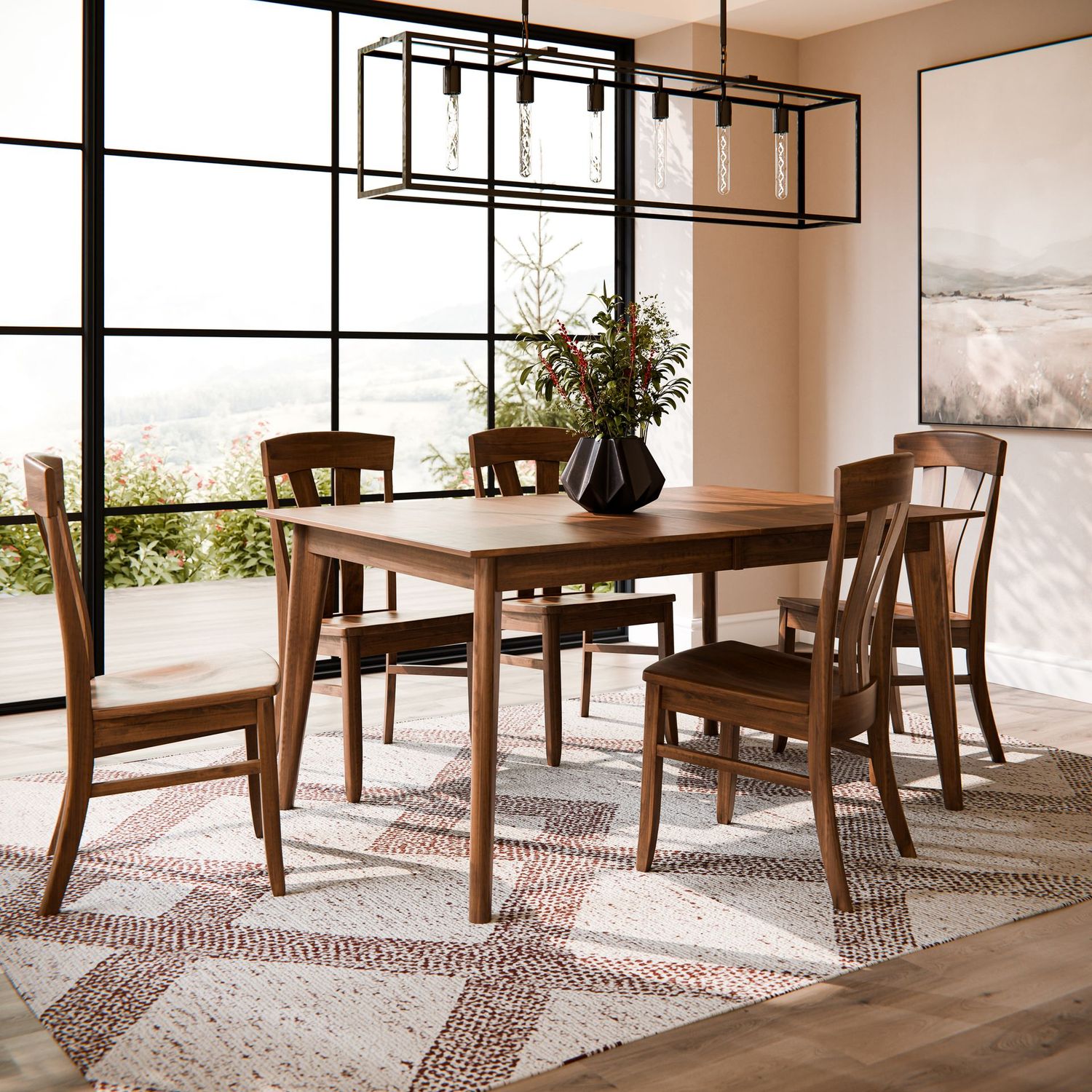 Amish made furniture fast Monica Table & Chairs - Amish dining sets in 30 days