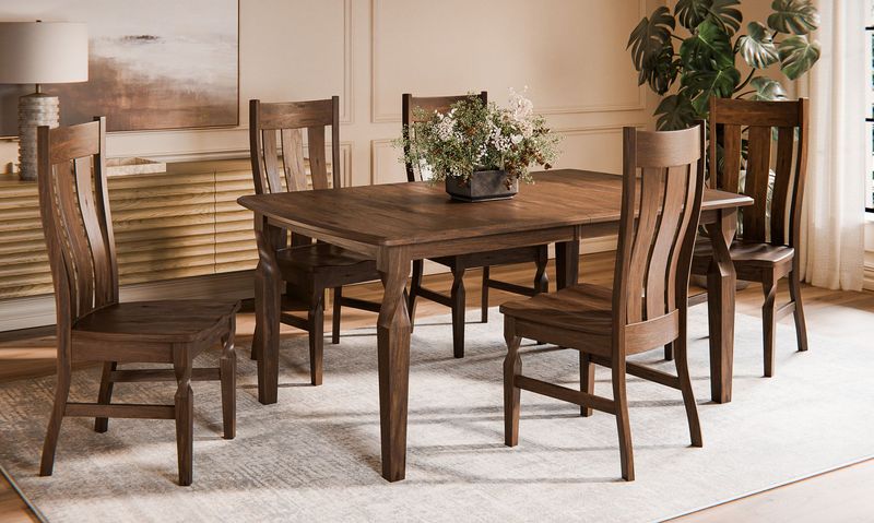 Amish made furniture fast Brantley Table & Chairs - Amish dining sets in 30 days