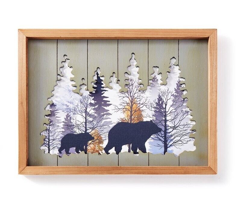 Wilderness Bear Framed Wall Art