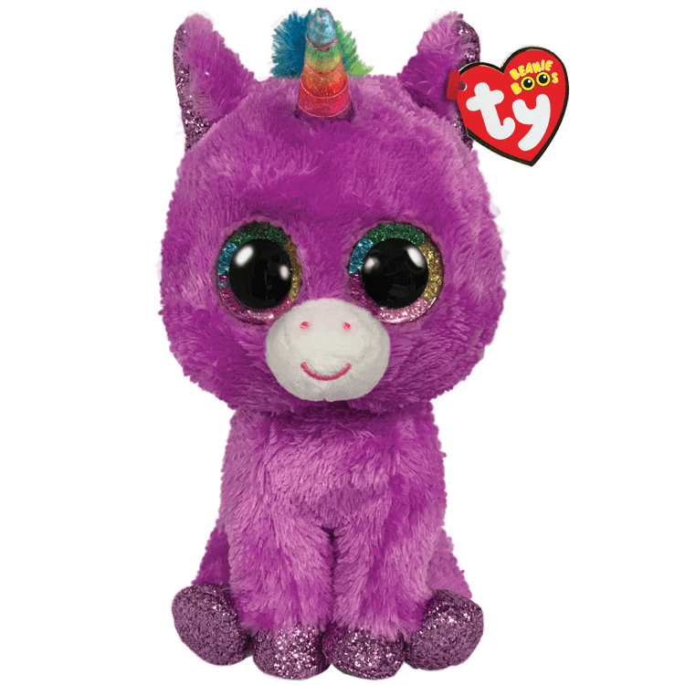 Beanie Boo - Rosette purple unicorn