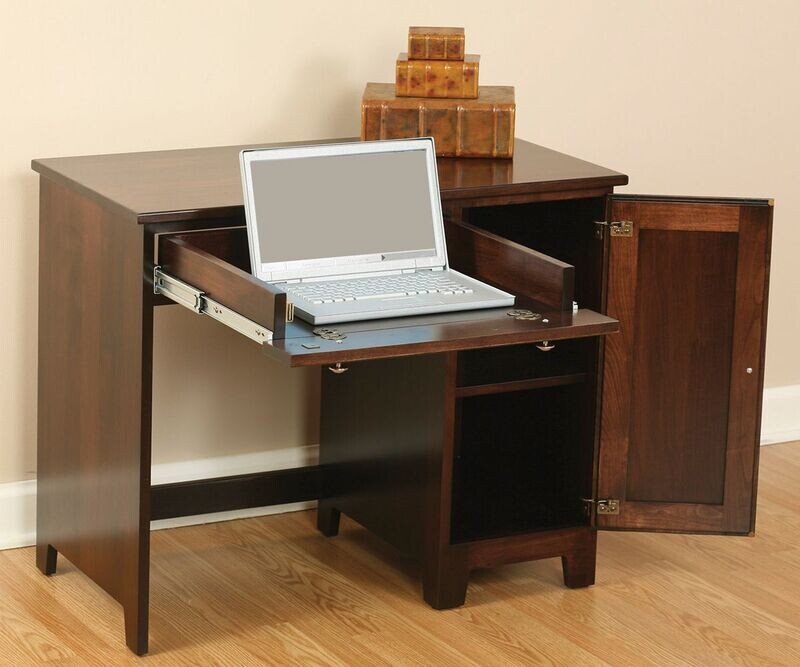 36 36"w Laptop Computer Desk with storage cabinet