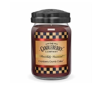 Candleberry Candles Cranberry Crumb Cake™, 26 oz. Large Jar Scented Candle