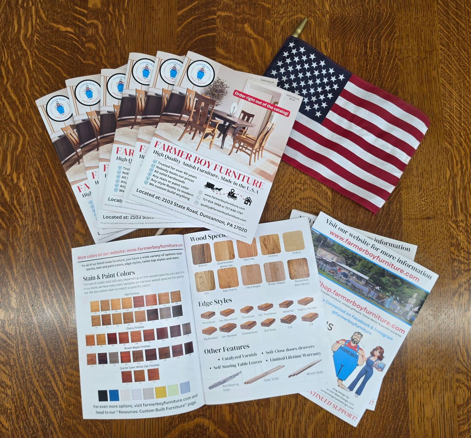 2026 Farmer Boy Furniture Catalog - Physical copy - shipping included! 2026 Farmer Boy Furniture Catalog - Physical copy - shipping included!