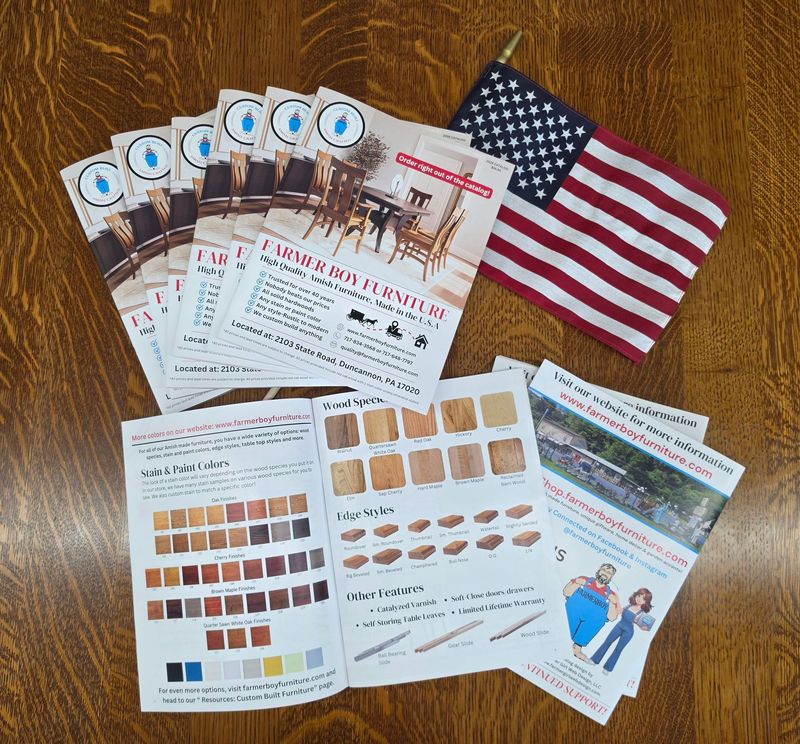 2026 Farmer Boy Furniture Catalog - Physical copy - shipping included!