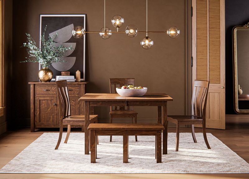 Medora HPD (hand planed) Table and Chairs Dining Set Medora HPD (hand planed) Table and Chairs Dining Set