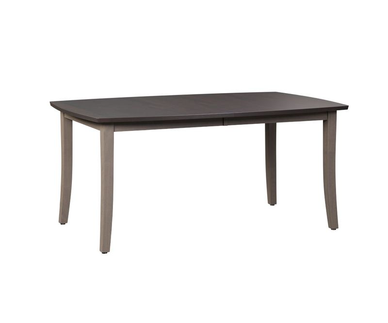 Amish Shaker Leg Avalon Dining Table 42" x 60" with 2-12" Self-Storing Leaves