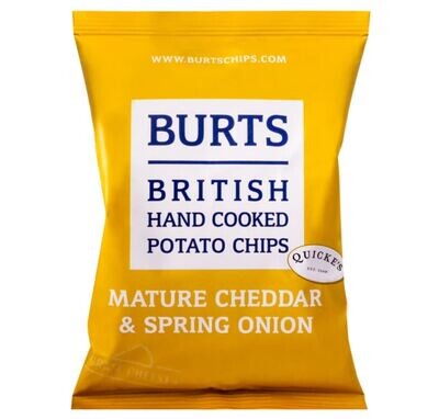 Burts Mature Cheddar & Spring Onion Crisps