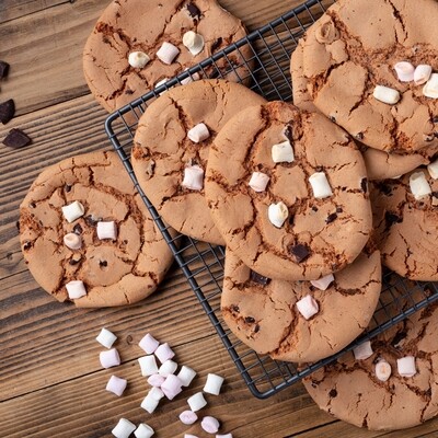 Vegan Chocolate & Marshmallow Cookie