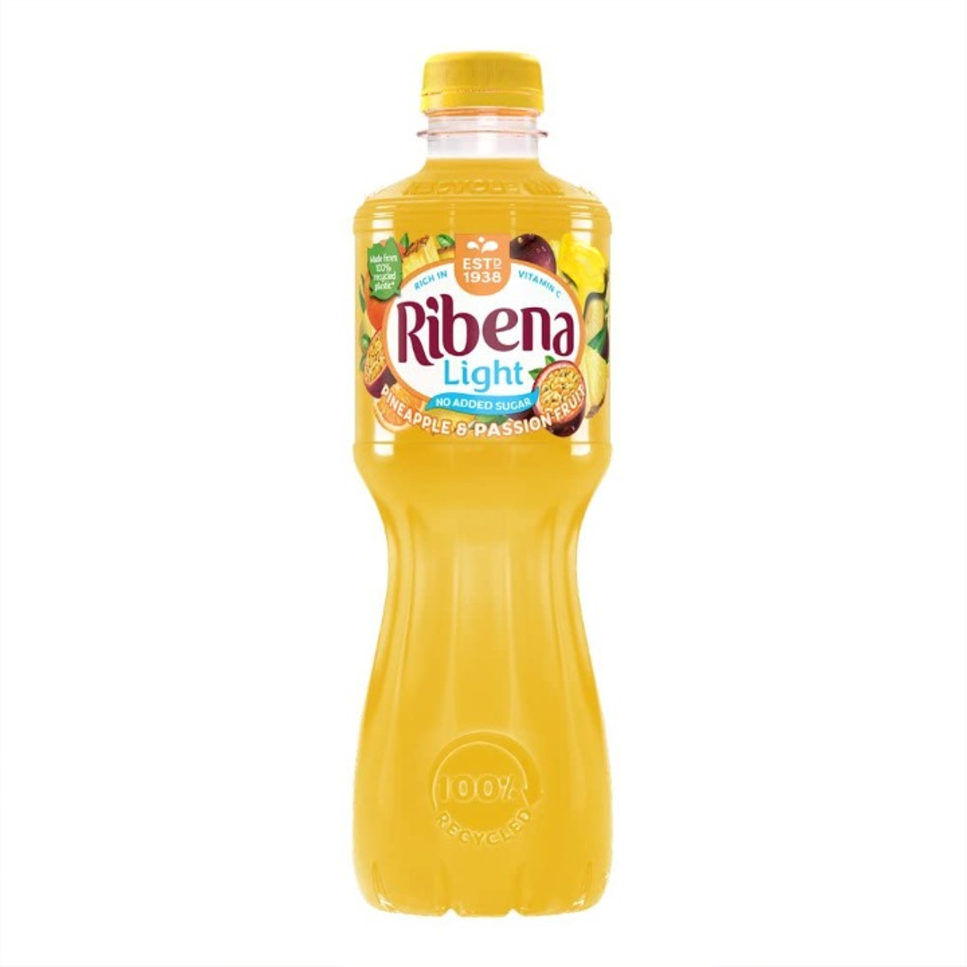 Ribena Light Pineapple & Passion Fruit (Bottle - 500ml)