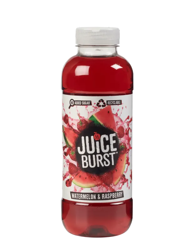 Watermelon & Raspberry Juice Burst (Bottle - 500ml)