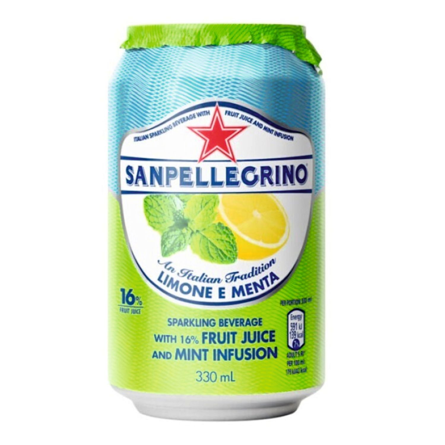 San Pellegrino Lemon & Mint (Can 330ml)