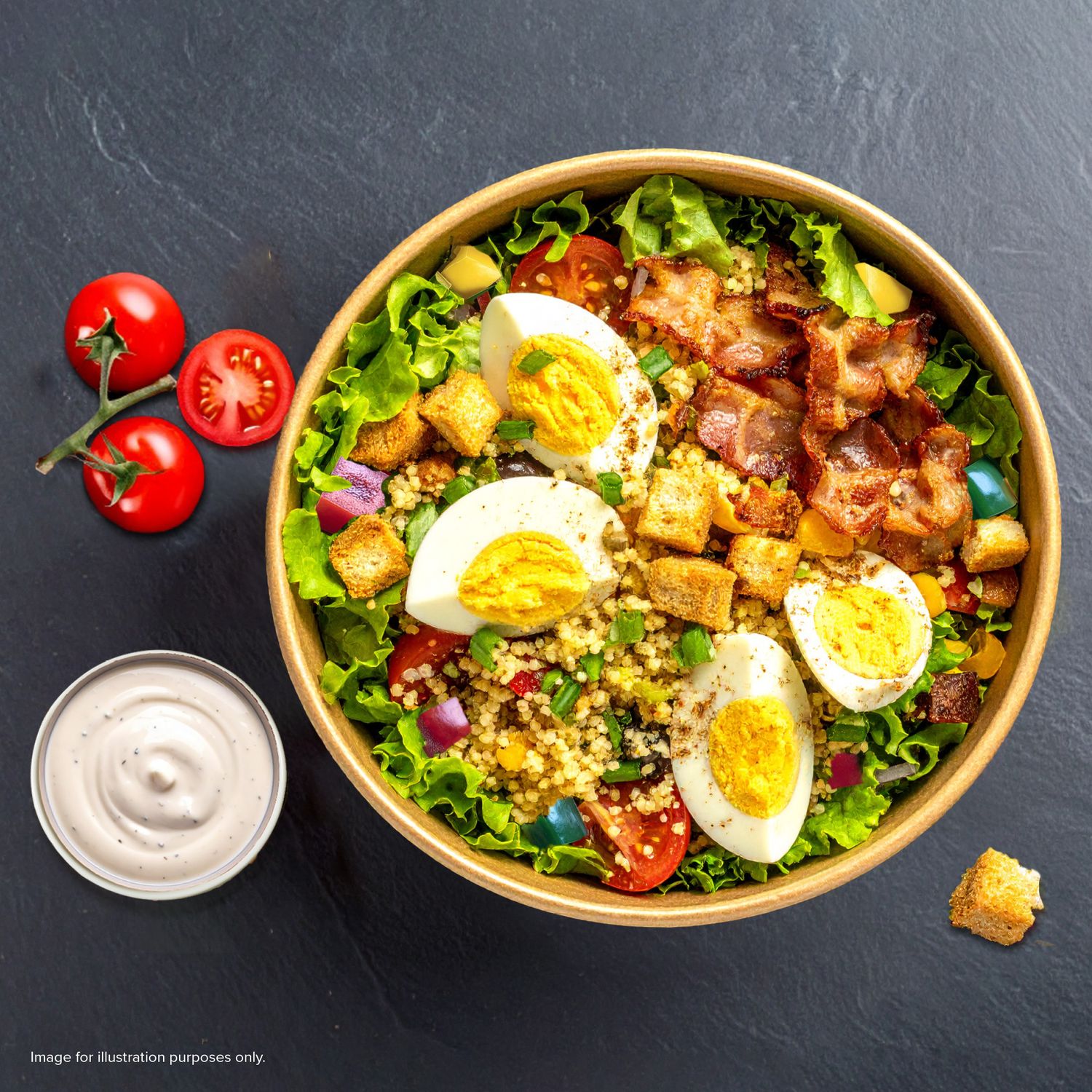 Blue Cheese Brunch Crunch Salad