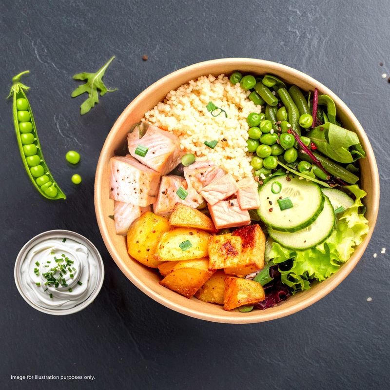 Poached Salmon Salad