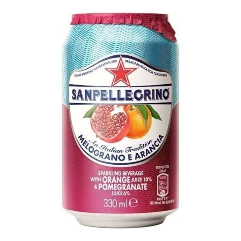 San Pellegrino Orange & Pomegranate (Can - 330ml)