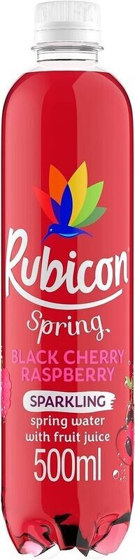 Rubicon Spring Black Cherry & Raspberry (Bottle - 500ml) Rubicon Spring Black Cherry & Raspberry (Bottle - 500ml)
