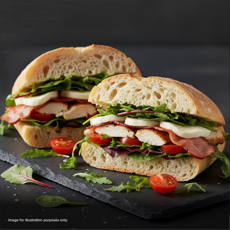 Roast Chicken with Sweetcured Bacon & Mozzarella