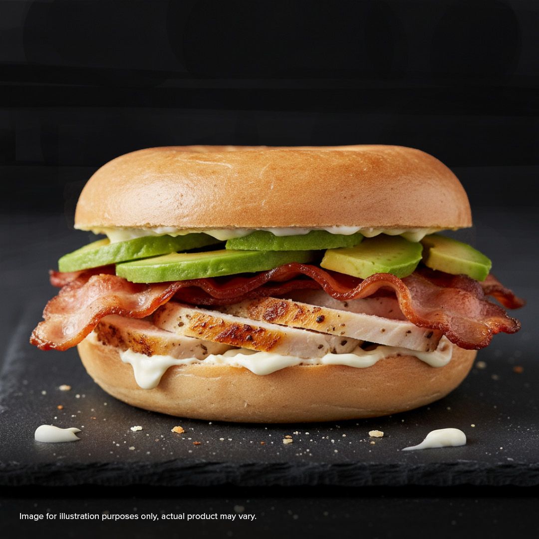 Roast Chicken with Sweetcured Bacon & Avocado