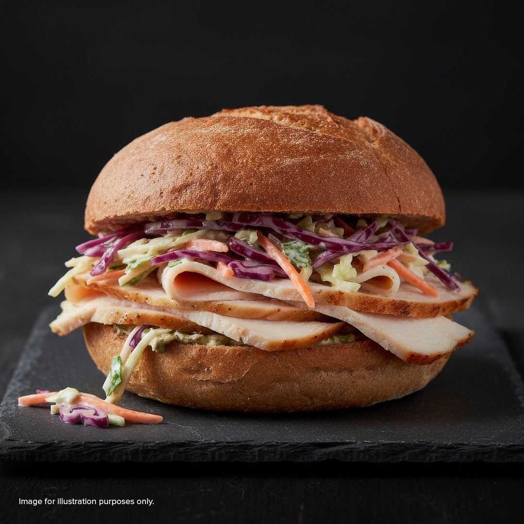 Roast Turkey & Homemade Coleslaw
