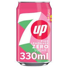 7 Up Pink Lemonade Zero Sugar (330ml)