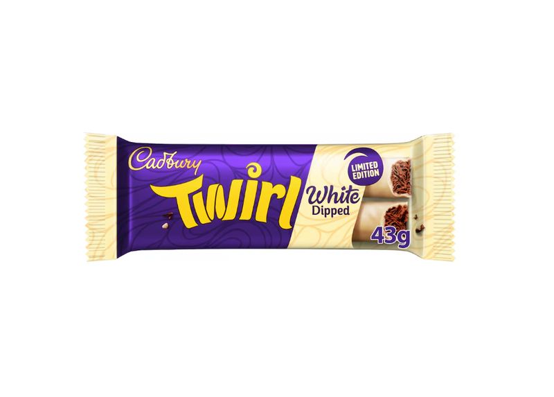 Cadbury Twirl - White Dipped