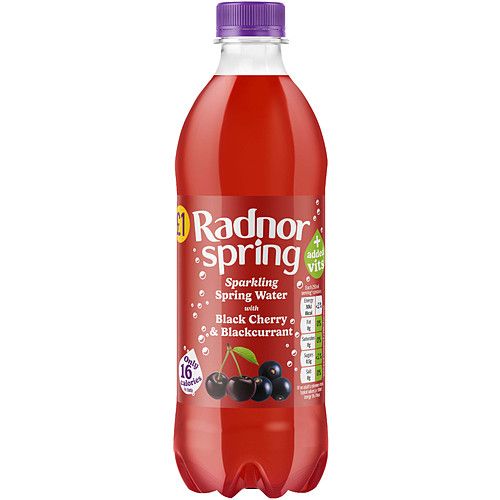 Radnor Sparkling Spring Water Black Cherry & Blackcurrant