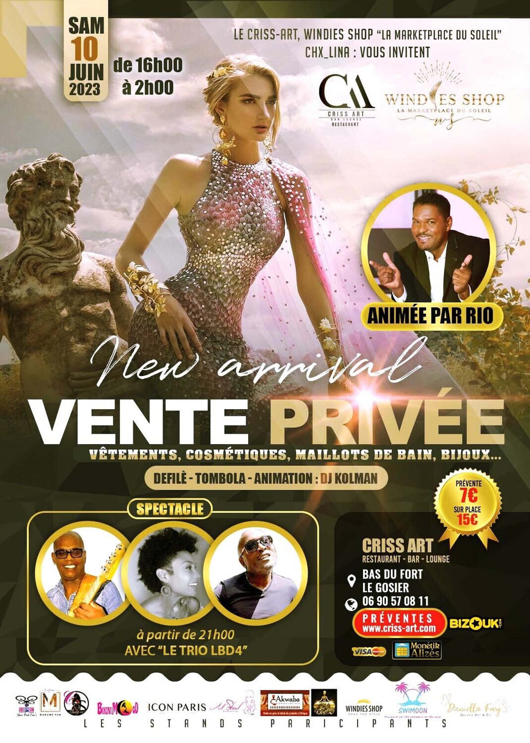 PRÉVENTE du 10 Juin 2023 - Vente Privée