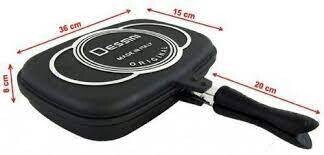 Dessini Grill Double Frying Pan