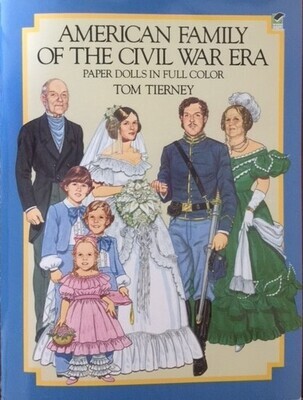 American Family of the Civil War paper dolls