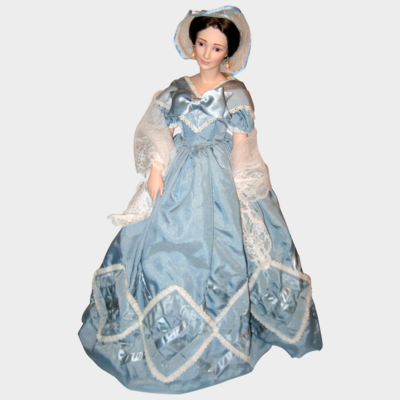 Franklin Heirloom Melanie in Blue Dress Doll