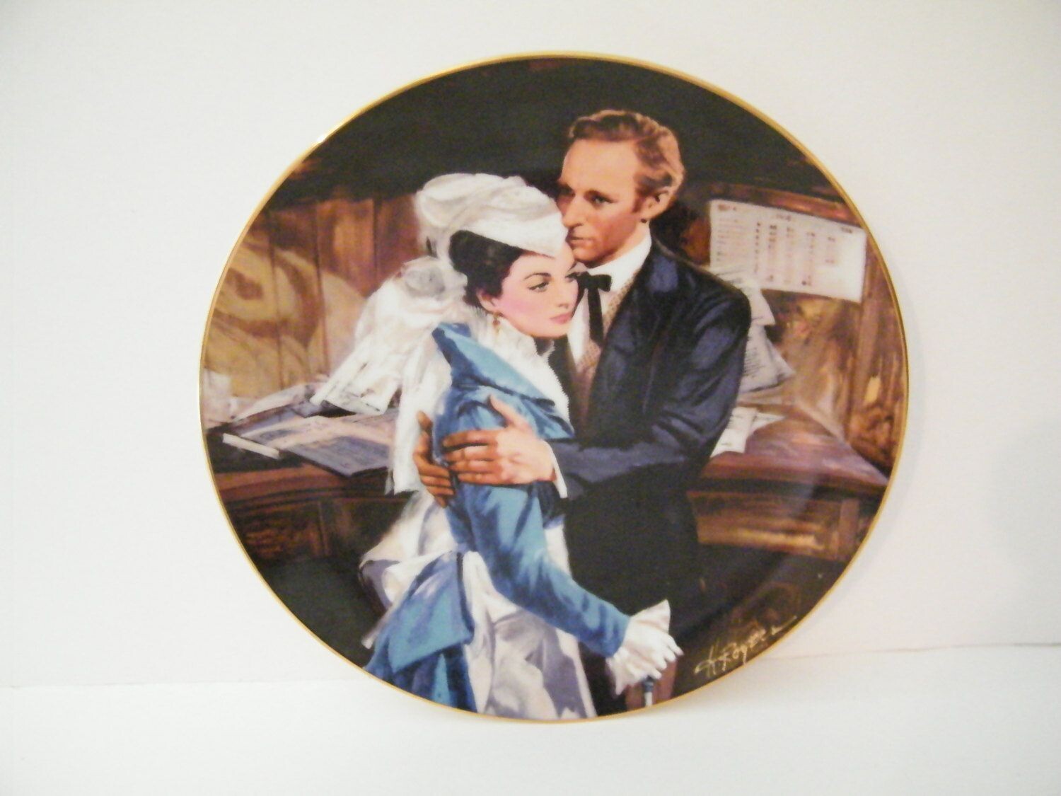 Plate  &quot;A Question of Honor&quot;