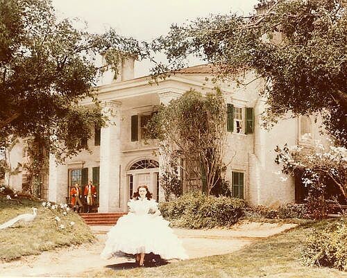 Scarlett at Tara post card