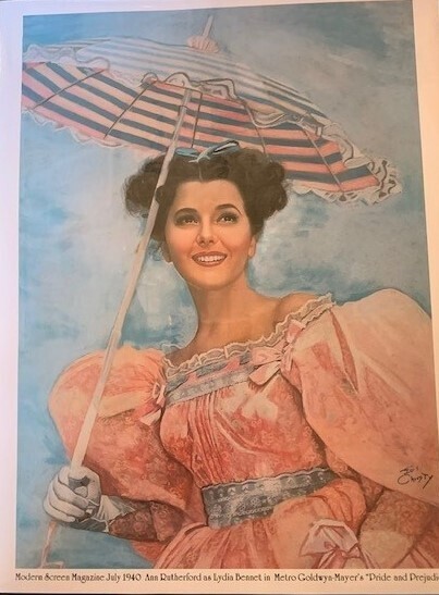 Print  Ann Rutherford as Lydia (w/o matte)