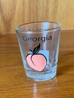 Shot Glass Georgia Peach