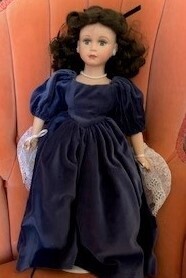 Seymour Mann Scarlett O&#39;Hara Doll in Blue Portrait Dress