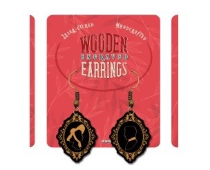 Gone with the Wind Silhouette Earrings