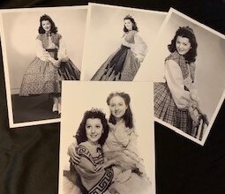 Photos Set of 4 - Ann Rutherford as Carreen O&#39;Hara