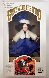 World Doll Bonnie Blue  white muff