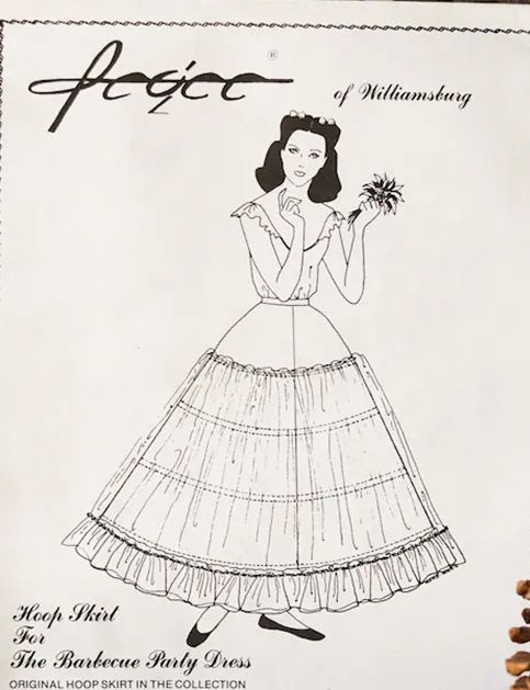 Pegee Hoop Skirt Pattern