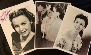 Photos set of 3 Mary Anderson