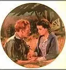 Plate Scarlett and Ashley After the War