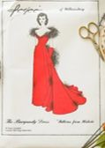 Pegee The Burgundy Dress Pattern