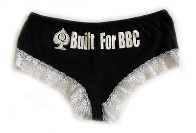 Built for BBC Bikini Panty with Queen of Spades Symbol
