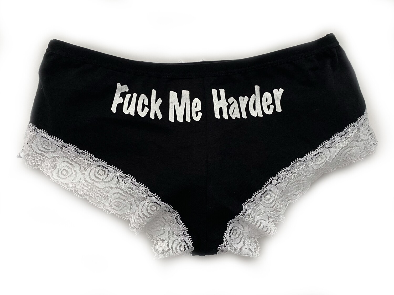 Panty with Fuck Me Harder on the Back
