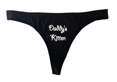 Daddy's Kitten Thong Panty
